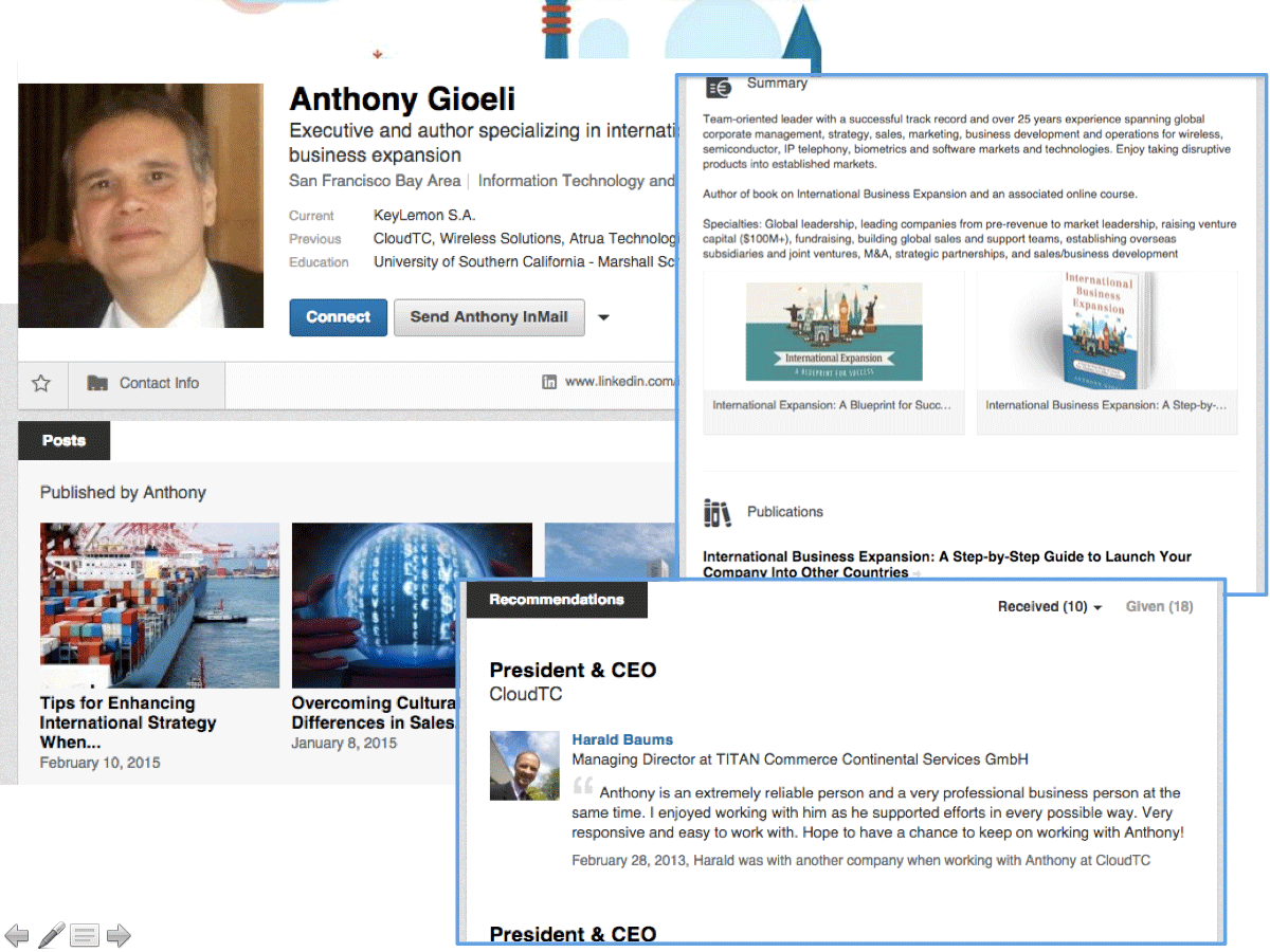 winning linkedin page