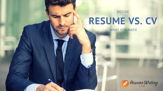 CV vs. resume