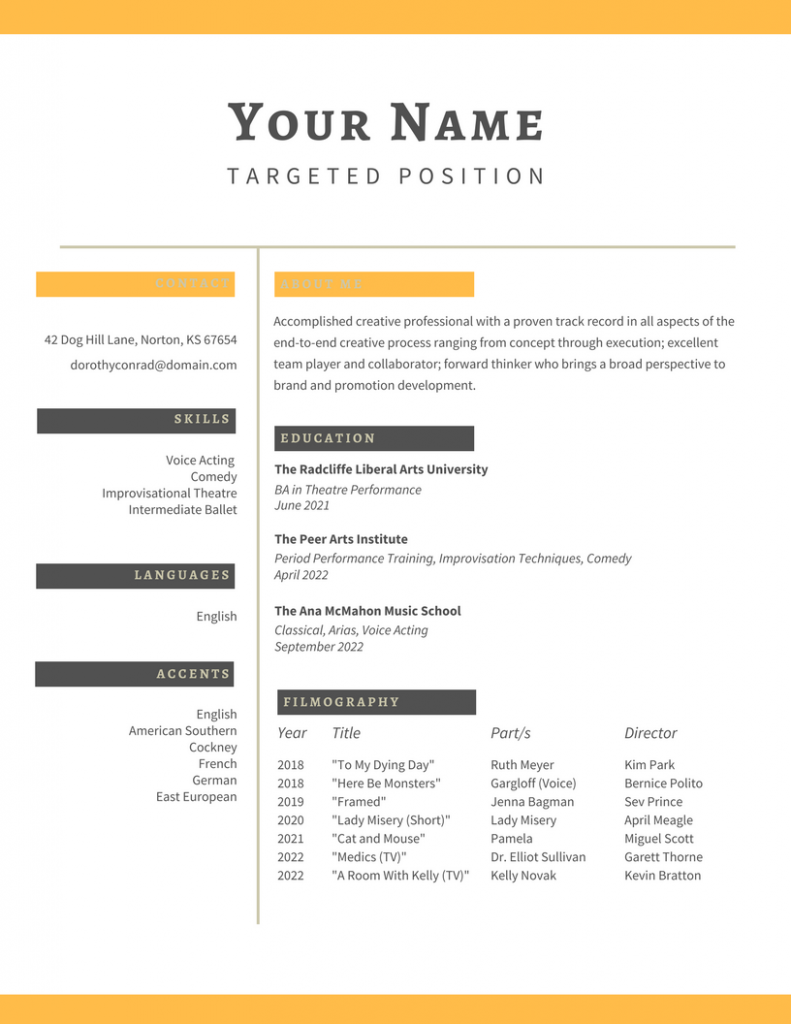Fill in the blank resume tips resume writing lab