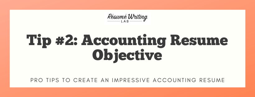 Accounting Resume Objective