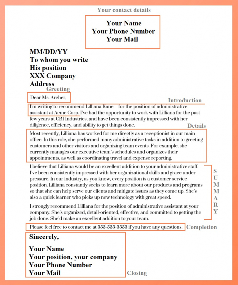 Where to Put Letter of Recommendation in Resume - Resume Writing Lab