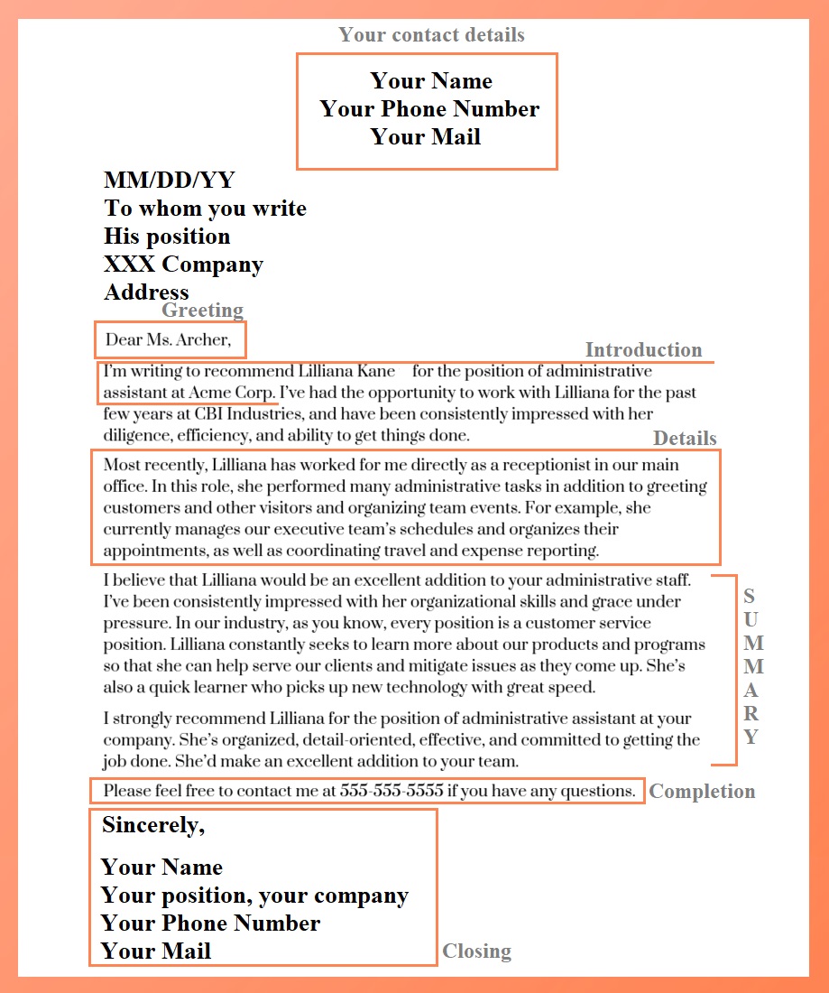 Where to Put Letter of Recommendation in Resume Resume Writing Lab