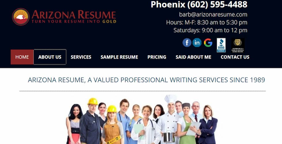 resume writers phoenix az