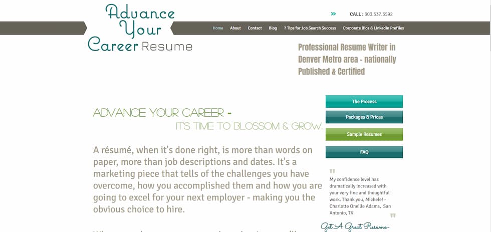 resume services denver