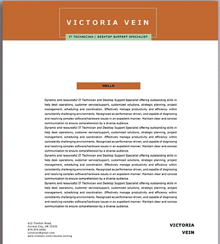 cover letter examples