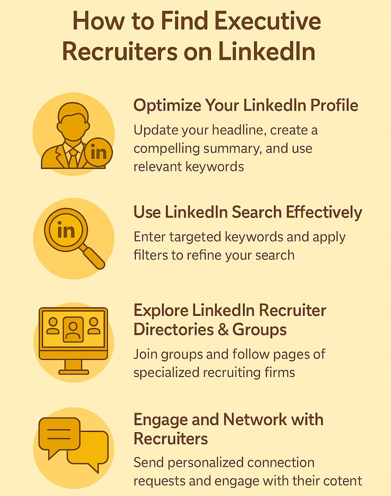 Find Executive Recruiters on the LinkedIn