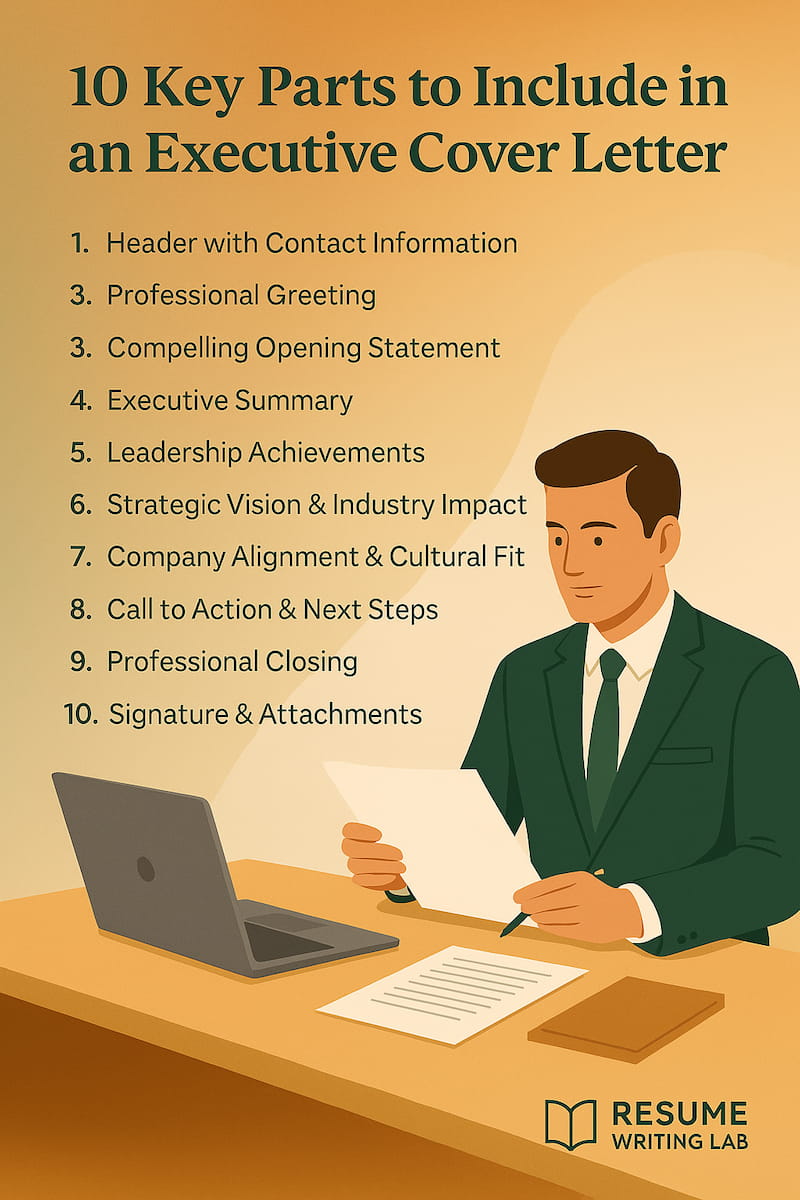 executive cover letter writing tips