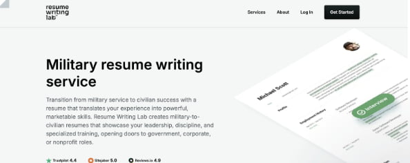 RWL military resume writing services